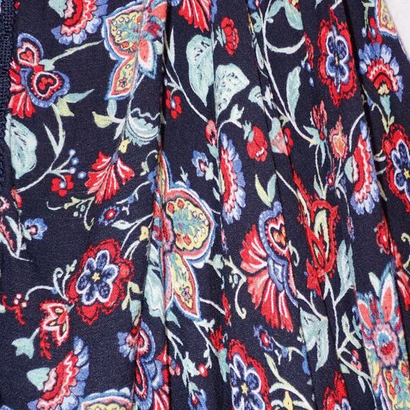 Cato 22/24W Open Front Waterfall Black Floral Tassels Plus Size Cardigan Vest - Picture 8 of 8